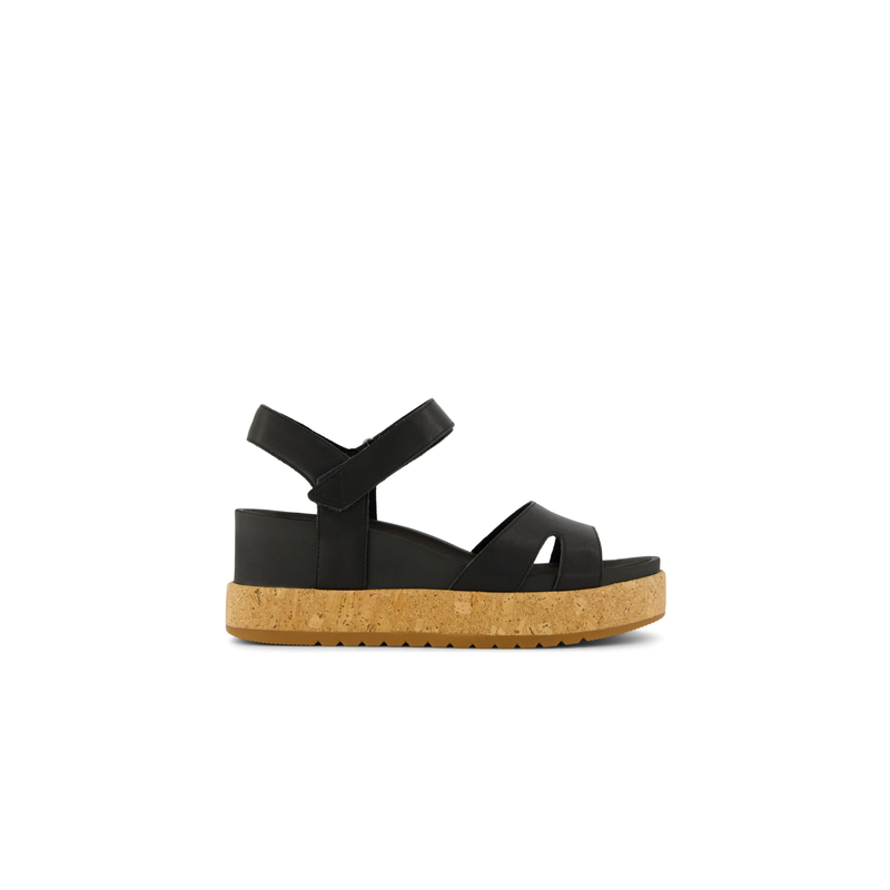 TOMS • Alana Sandal - Black Leather