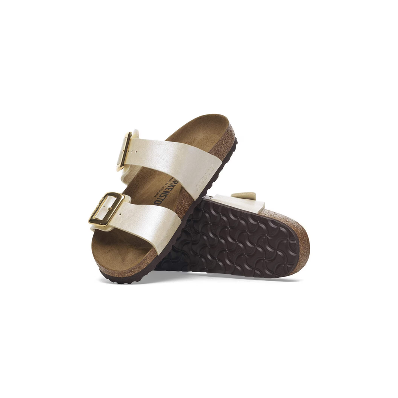 Birkenstock® • Sydney Luxe Buckle - Graceful Pearl White (Narrow)