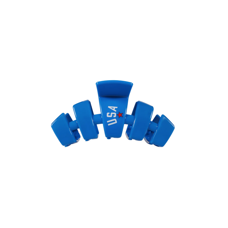 Teleties • Classic Hair Clip - USA Blue (Large)