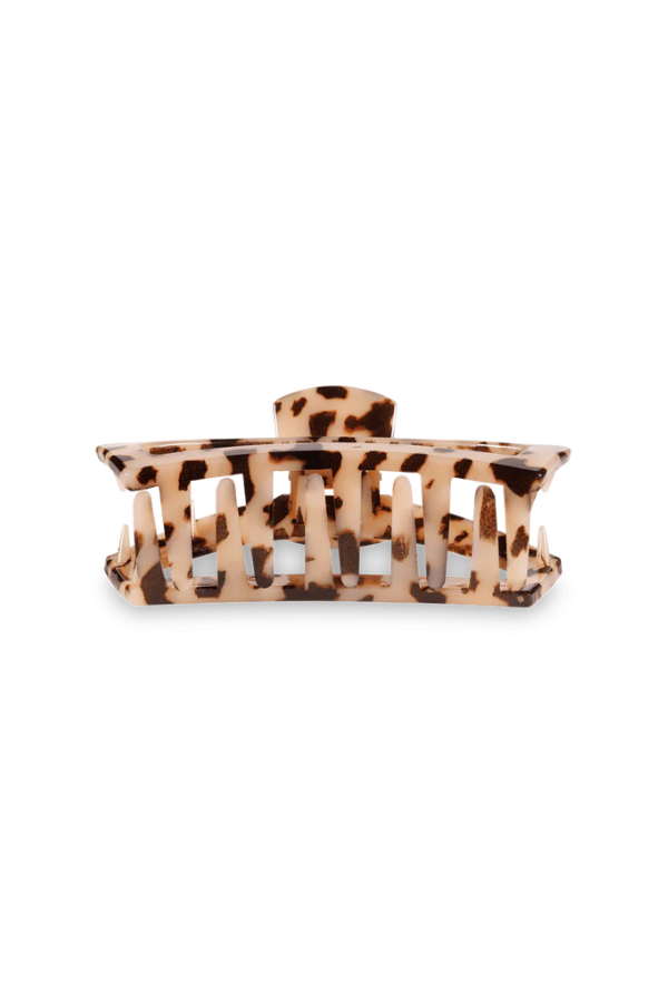 Teleties • Medium Open Hair Clip - Blonde Tortoise