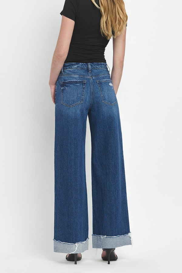 Vervet • Kris Super High Rise Baggy Wide - Brilliance