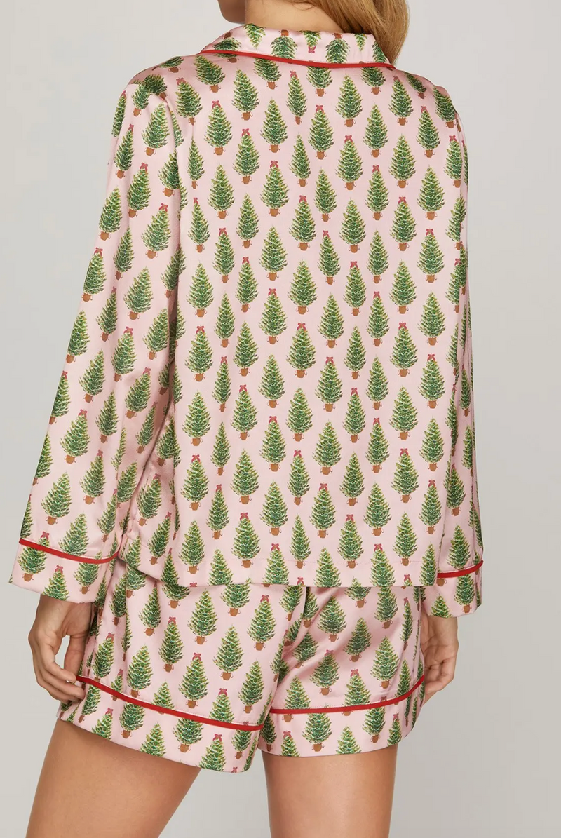 Christmas Tree Pajamas - Rose