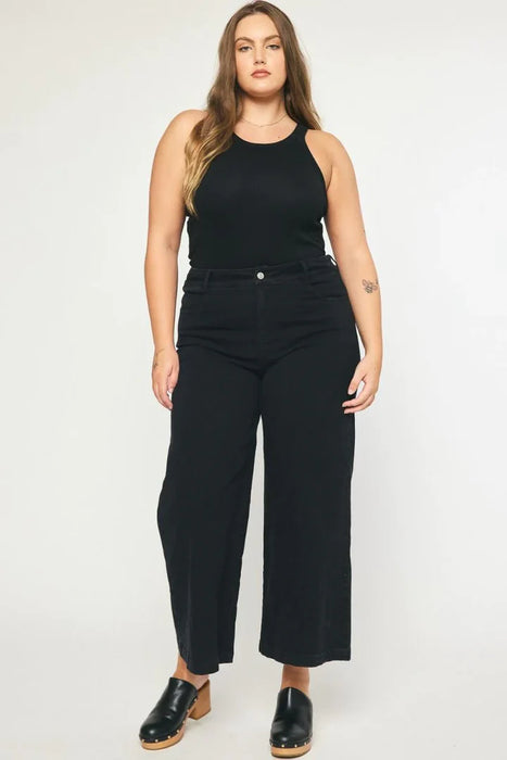 Wide Leg Jeans - Black