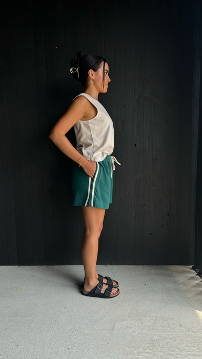 French Terry Shorts - Hunter Green