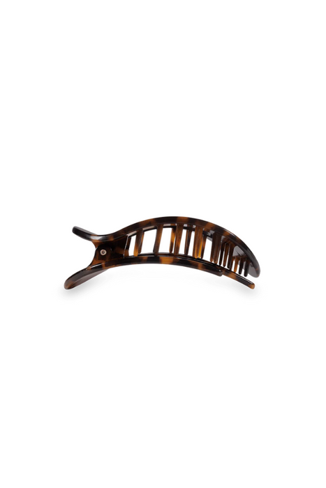 Teleties • Small Flat Round Hair Clip - Tortoise