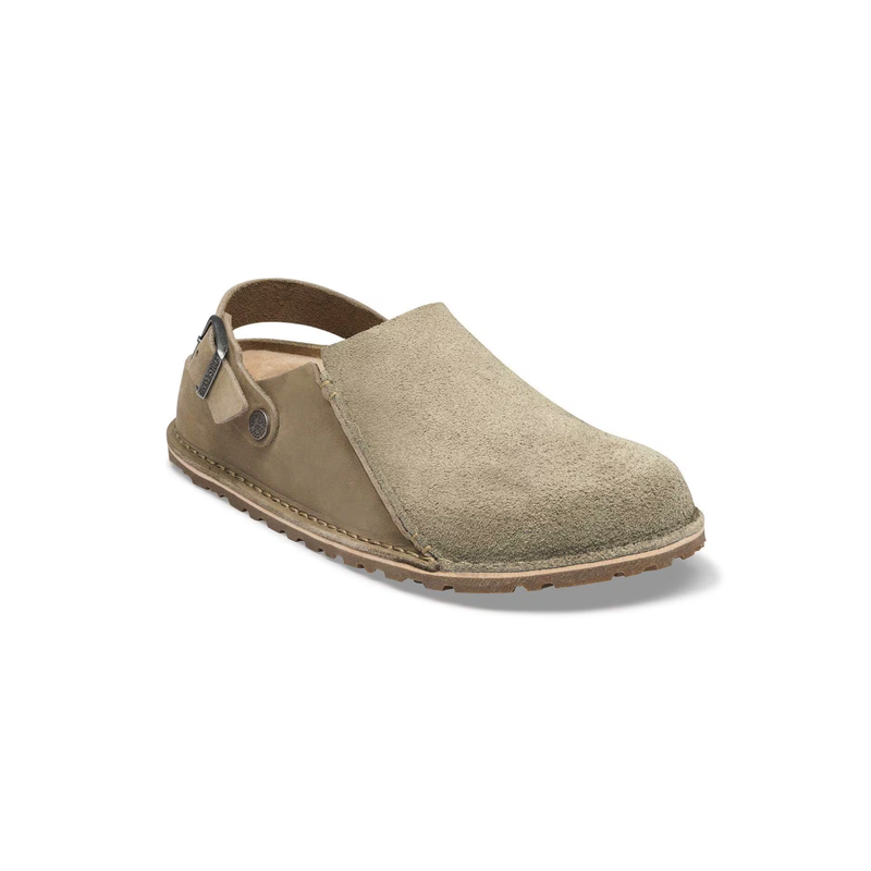 Birkenstock • Lutry Premium Suede - Taupe (Narrow)