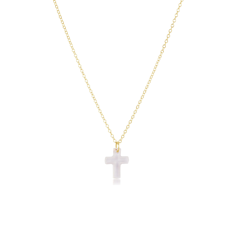 enewton • 16" Necklace Gold - Blessed Crystal Charm