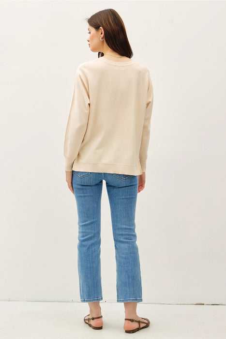 Classic Cut Sweater - Champagne