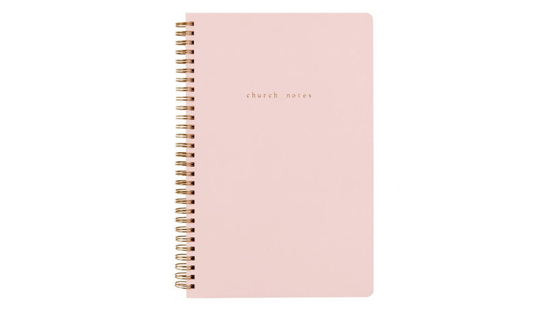 Church Notes • Bible study Notebook - Blush