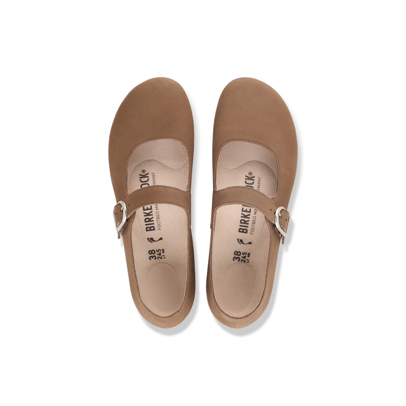 Birkenstock® • Santa Clarita Shoe Nubuck Leather - Dark Tea (Narrow)