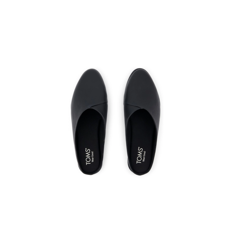 TOMS • Amelia Mule - Black Tumbled