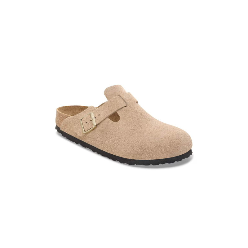 Birkenstock • Boston Suede -Sandcastle (Narrow)