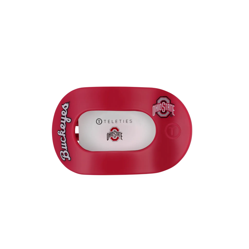 Teleties • Go Bucks! Flat Round Hair Clip (Large)