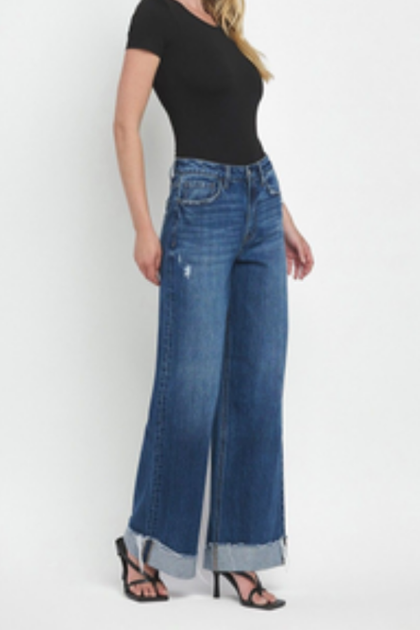 Vervet • Kris Super High Rise Baggy Wide - Brilliance