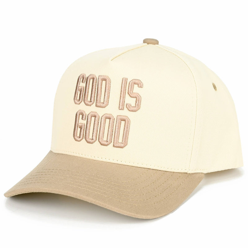 God Is Good Trucker Hat - Beige