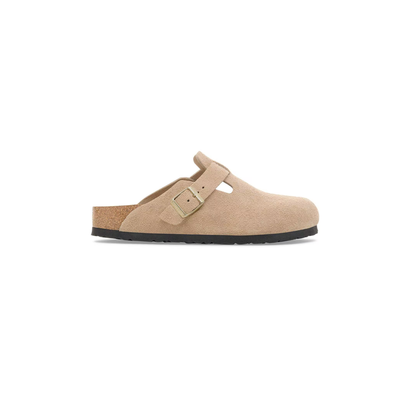 Birkenstock • Boston Suede -Sandcastle (Narrow)