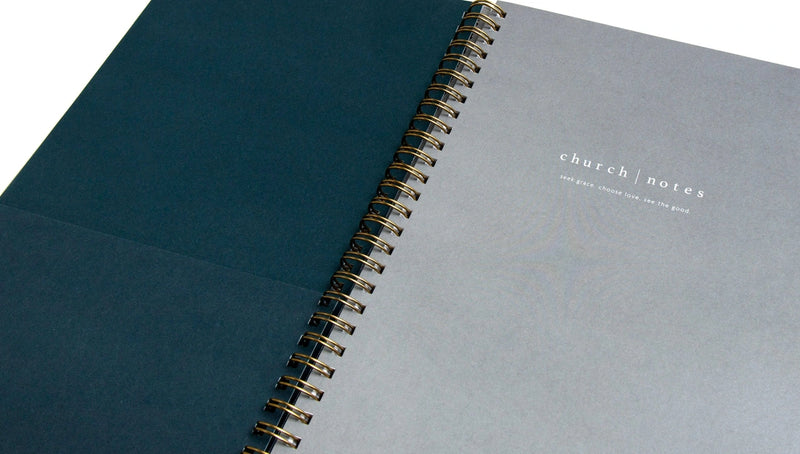 Church Notes Bible Study Notebook - Navy