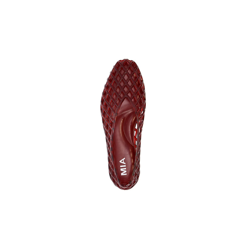 MIA • Bali Jelly Flats - Burgundy