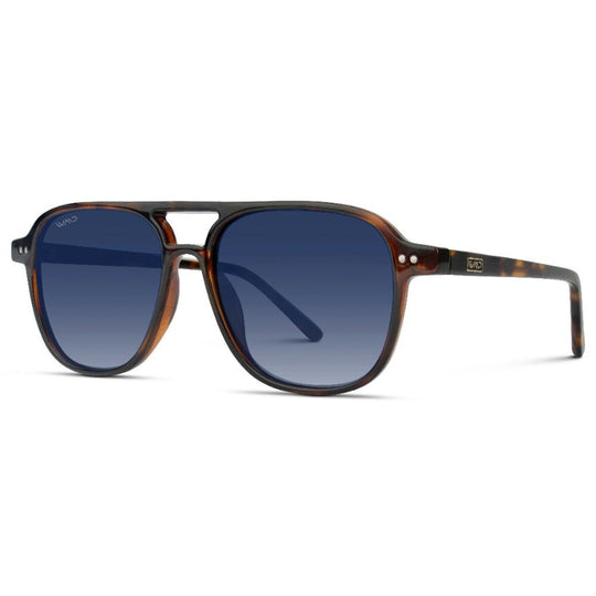 Wearme Pro • Hayden Polarized - Whiskey Brown Tortoise/Blue Gradient Lens