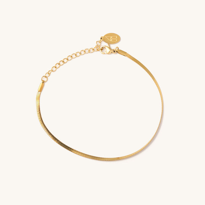 Nikki Smith Designs • Micro Gold Herringbone Bracelet