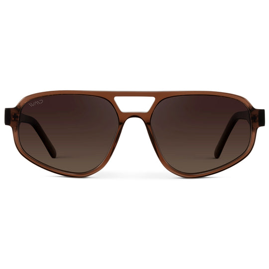 Wearme Pro • Brooklyn 1098 Polarized - Crystal Brown Grain/Brown Gradient Lens