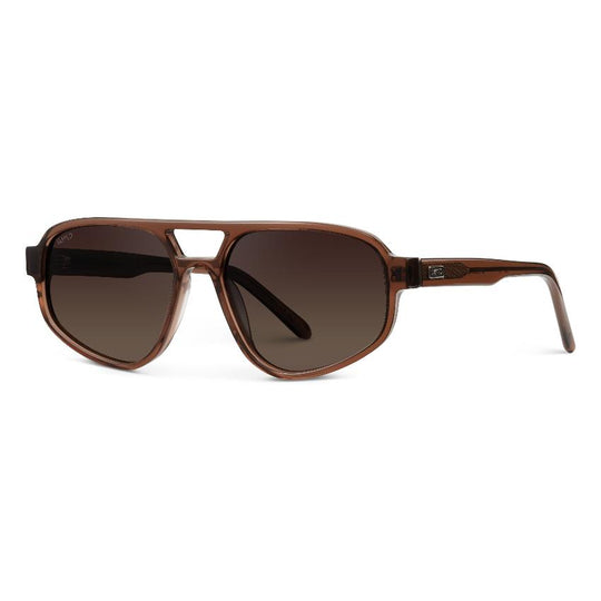 Wearme Pro • Brooklyn 1098 Polarized - Crystal Brown Grain/Brown Gradient Lens