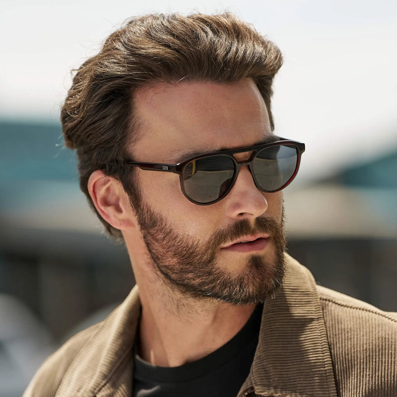 Wearme Pro •  Hudson Polarized Red Garnet/Dark Blue Lens