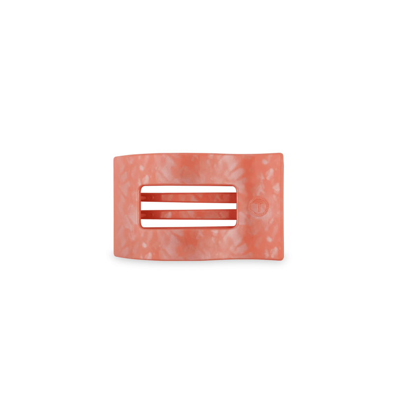 Teleties • Flat Rectangle Hair Clip - Dreamsicle (Large)
