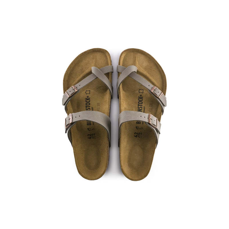 Birkenstock® • Mayari Nubuck - Stone (Regular)