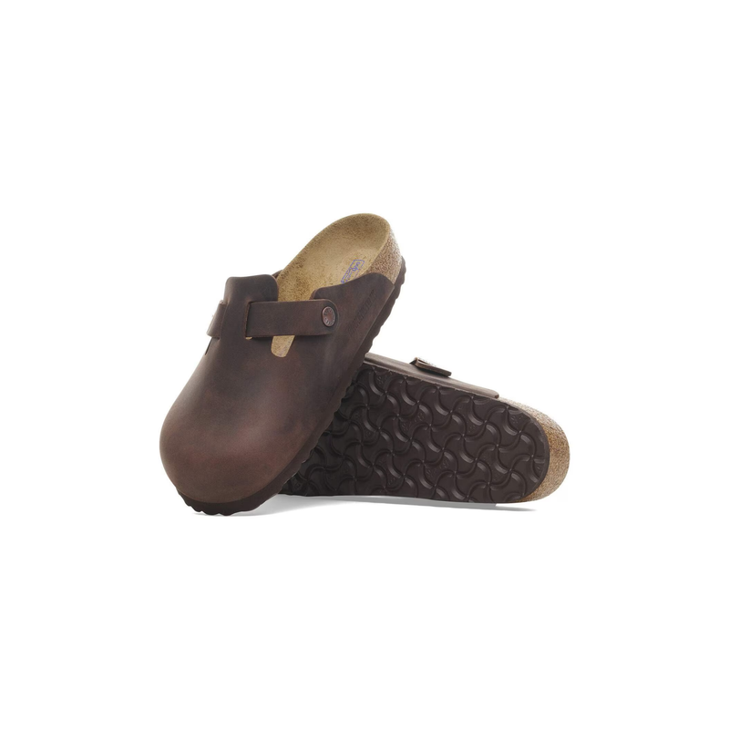 Birkenstock® • Boston Soft Footbed Oiled Leather - Habana (Narrow)