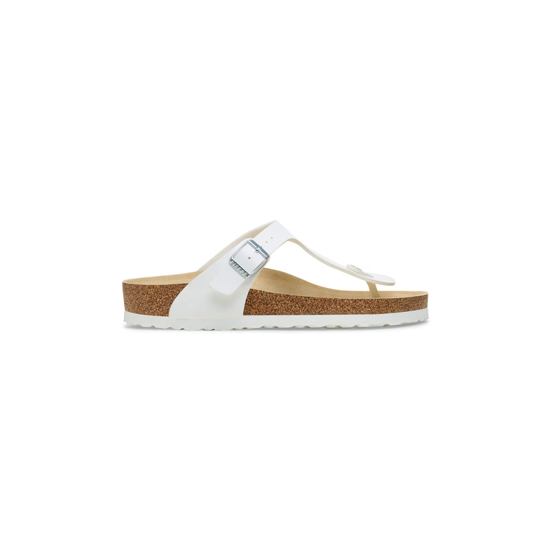 Birkenstock® • Gizeh Birko-Flor Leather - White (Regular)