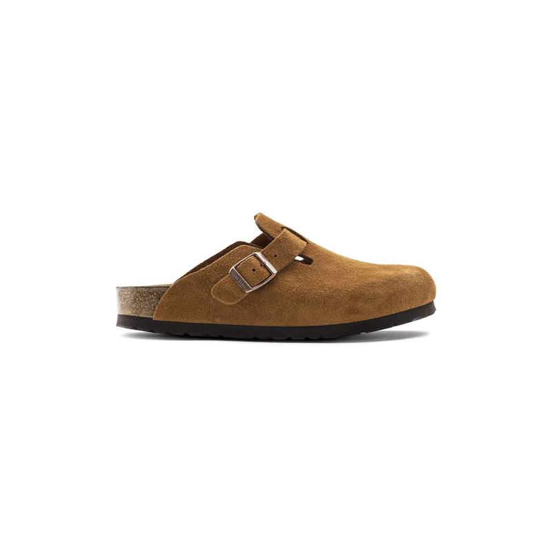Birkenstock® • Boston Soft Footbed Suede Leather - Mink