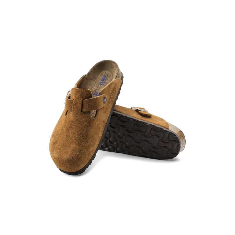 Birkenstock® • Boston Soft Footbed Suede Leather - Mink
