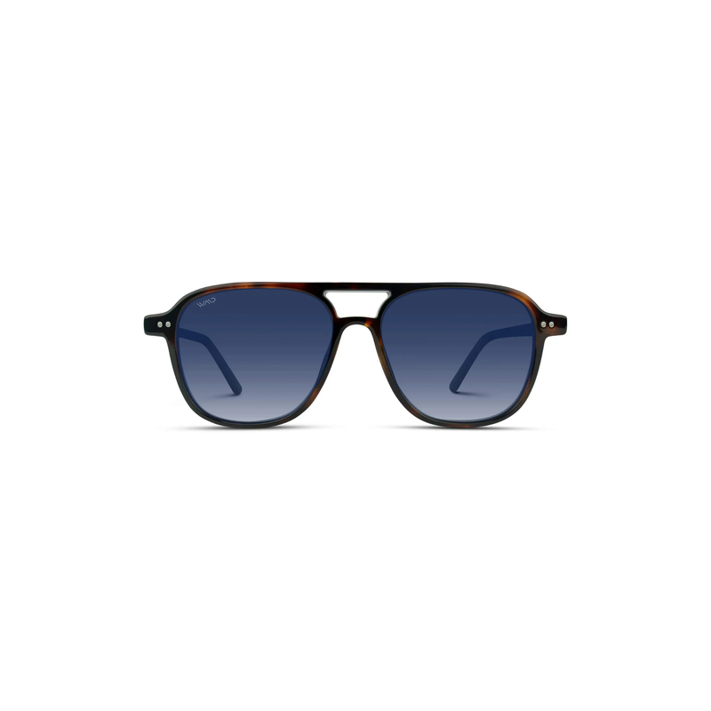 Wearme Pro • Hayden Polarized - Whiskey Brown Tortoise/Blue Gradient Lens