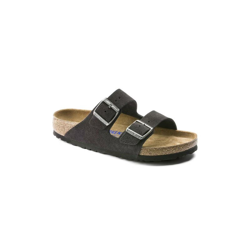 Birkenstock® • Arizona Soft Footbed Suede Leather - Velvet Gray (Regular)