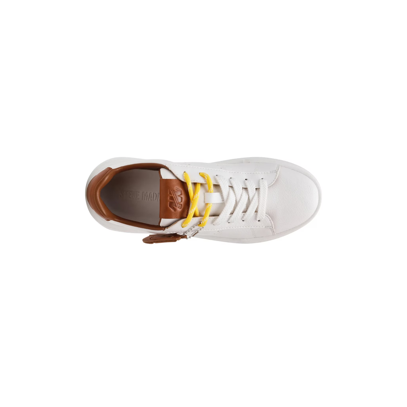 Steve Madden • Marvin Sneaker - White & Tan