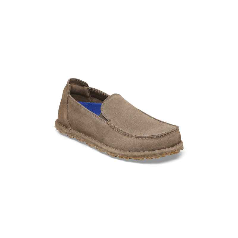 Birkenstock® • Utti Suede Leather Slip On - Gray Taupe (Narrow)