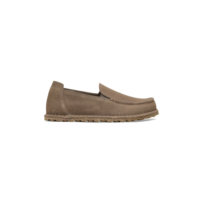 Birkenstock® • Utti Suede Leather Slip On - Gray Taupe (Narrow)