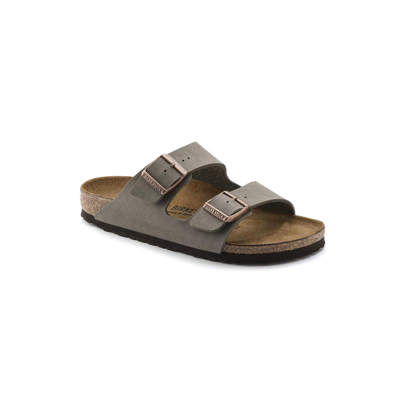 Birkenstock® • Arizona Birkibuc - Stone (Regular)