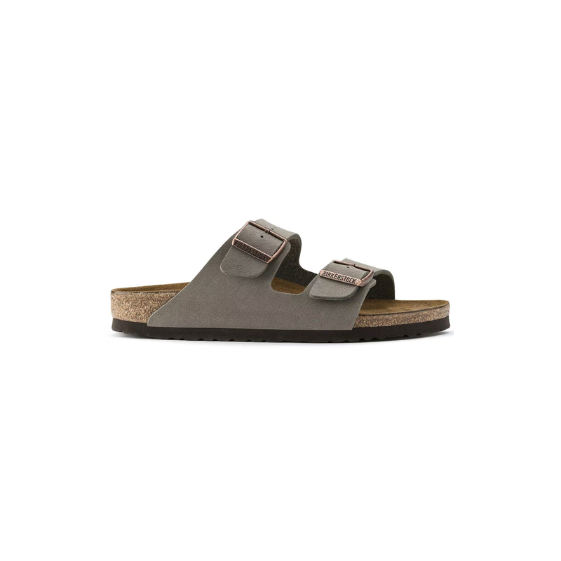 Birkenstock® • Arizona Birkibuc - Stone (Regular)