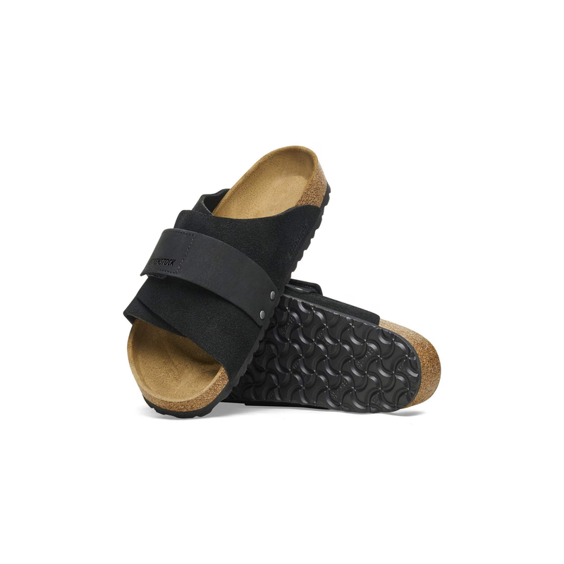 Birkenstock® • Kyoto Nubuck Suede Leather - Black