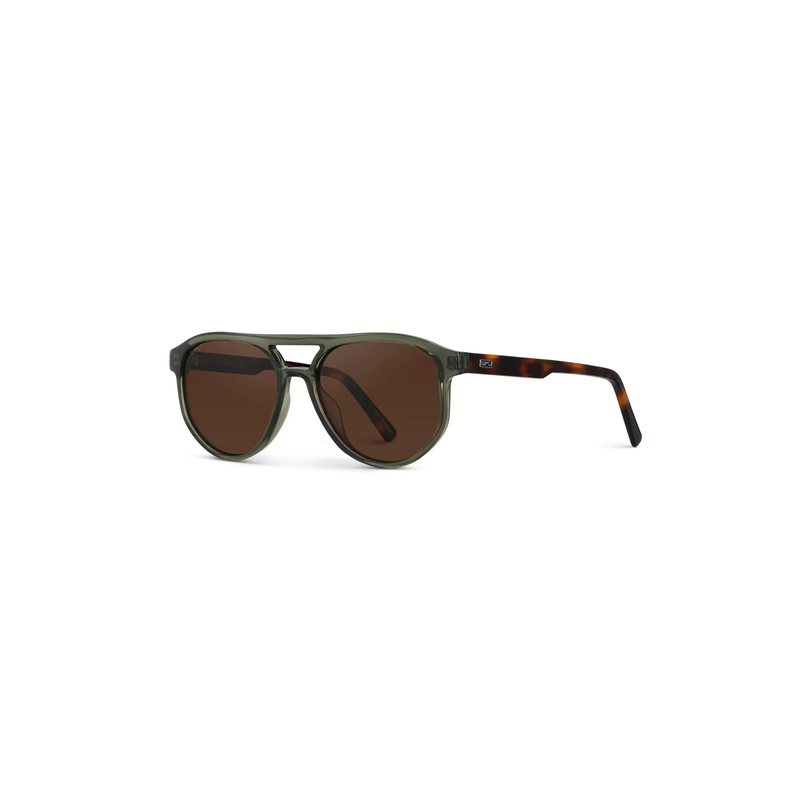 Wearme Pro •  Hudson Polarized Tortoise Sage/Brown Lens
