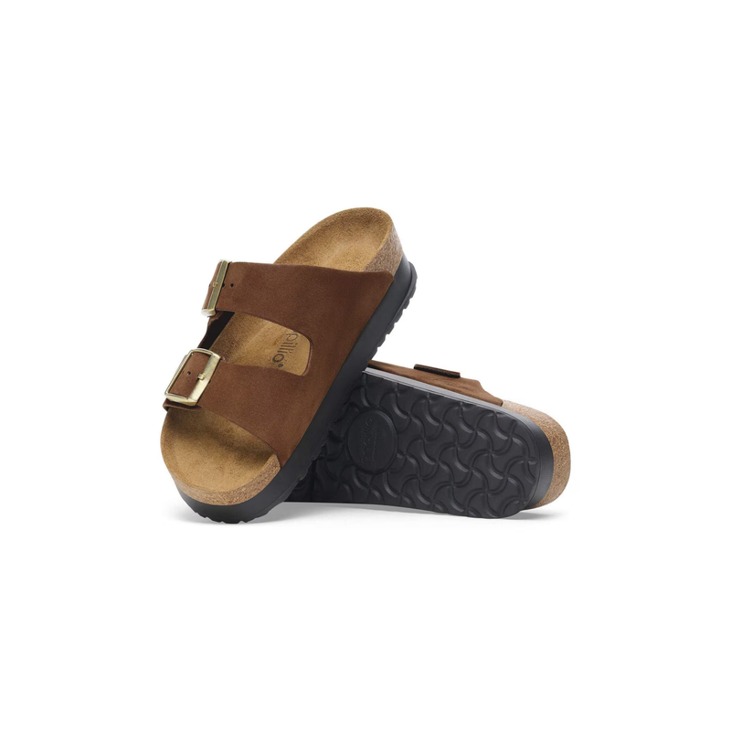 Birkenstock® • Papillo Arizona Flex Platform - Dark Tea (Narrow)