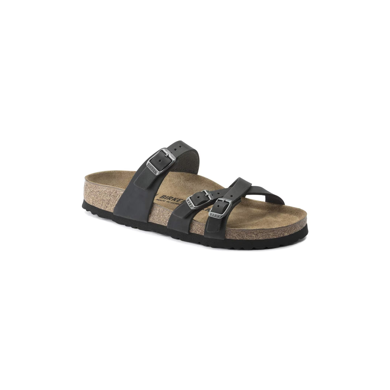Birkenstock® • Franca Oiled Leather (Narrow Fit) - Black