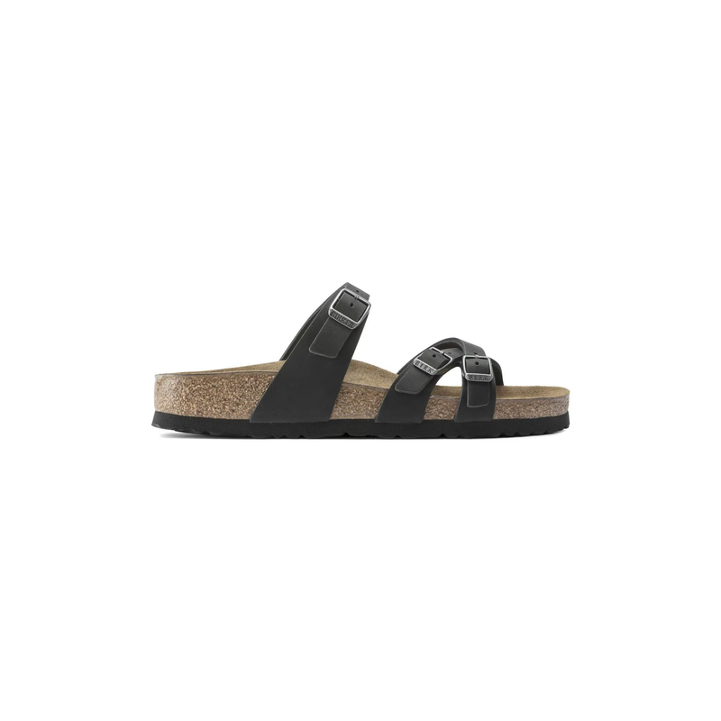 Birkenstock® • Franca Oiled Leather (Narrow Fit) - Black