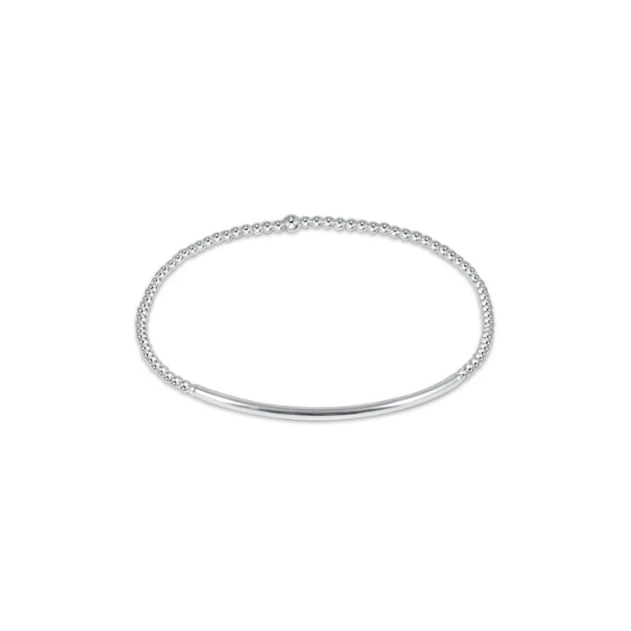 enewton • Bliss Classic Sterling Silver 2mm Bead Smooth Bar Bracelet