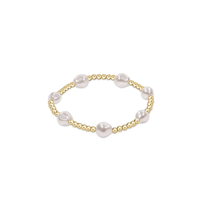 enewton • Admire Gold 3mm Bead Bracelet Pearl