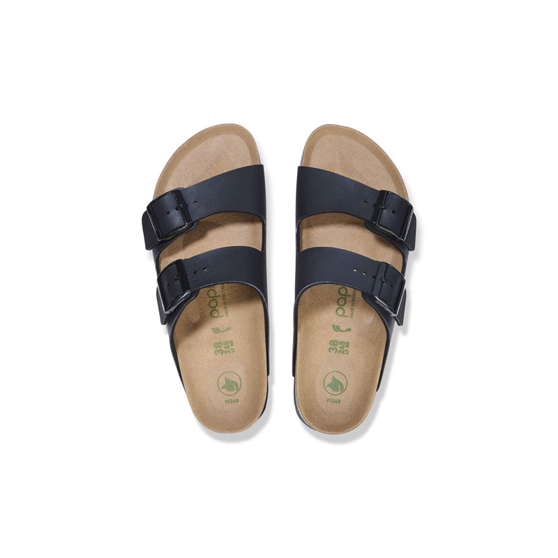 Birkenstock® • Arizona Grooved Platform Vegan - Black (Narrow)