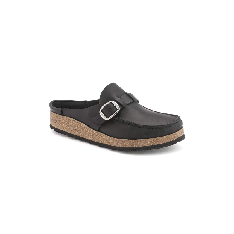 Birkenstock® • Buckley Oiled Leather - Black (Narrow)