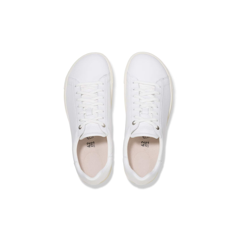 Birkenstock® • Bend Low Leather Tennis Shoes - White (Regular)